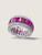 Ruby Baguette and Round Wedding Band (7.25TCW)
