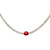 Four Prong Tennis Neck with 2ct Lab Ruby Oval