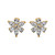 Marquise and Pear Flower Earring