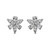 Marquise and Pear Flower Earring
