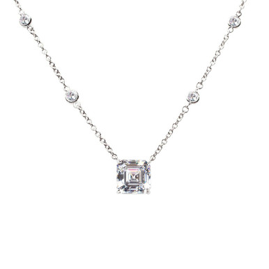 Vault Discoveries 14K Asscher Cut Morganite Pendant, Rose - QVC.com