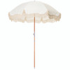 Premium Beach Umbrella - Antique White
