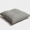 The Floor Pillow-Navy Stripe