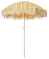 Palos Verdes Vintage Stripe Beach 
Umbrella - Yellow