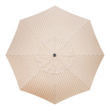 The Patio Umbrella - Monaco Natural Stripe