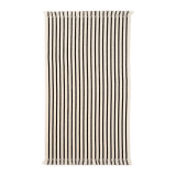 Beach Towel - Monaco Black Stripe