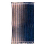 Beach Towel - Monaco Navy & Pink Stripe