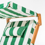 The Club Chair - Crew Canyon Green Stripe