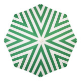THE AMALFI UMBRELLA - CREW CANYON GREEN STRIPE