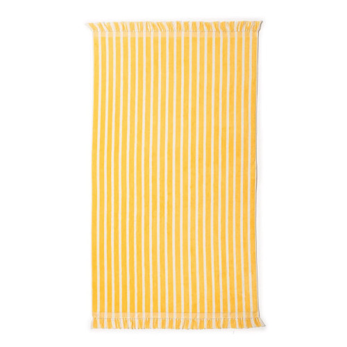 Mimosa striped beach towel