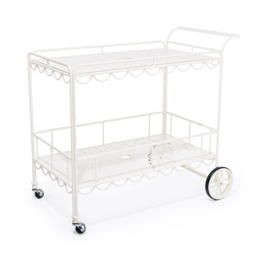 Al Fresco Bar Cart - Antique White