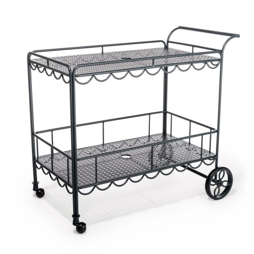 Al Fresco Bar Cart - Vintage Black