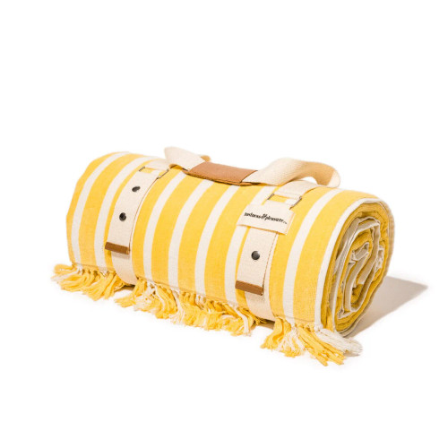Palos Verdes Beach House The Beach Blanket - Bistro Green Stripe