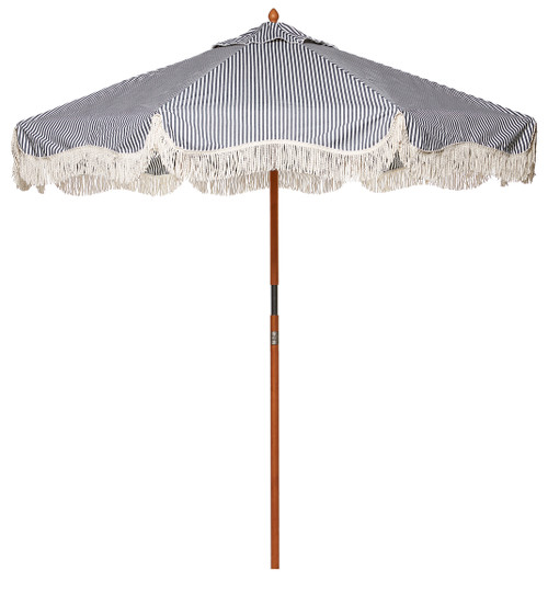 Market Umbrella - Navy Stripe