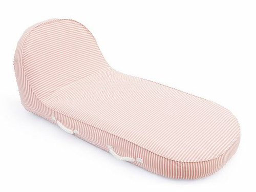 Pool Lounger - Pink Stripe