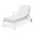 Al Fresco Chaise Lounge Cushion - Riviera White