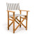 Directors Chair - Table Height - Monaco Black Stripe