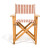 DIRECTORS CHAIR - TEAK NATURAL - MONACO LE SIRENUSE STRIPE