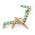 The Club Chair - Crew Canyon Green Stripe