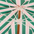 THE AMALFI UMBRELLA - BISTRO GREEN STRIPE