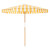 THE AMALFI UMBRELLA - CREW MIMOSA YELLOW STRIPE