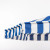 THE AMALFI UMBRELLA - CREW MEDITERRANEAN BLUE STRIPE