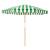 THE AMALFI UMBRELLA - CREW CANYON GREEN STRIPE