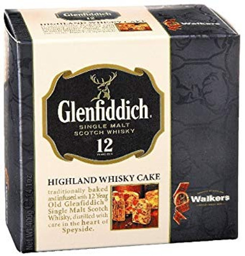 Walkers Glenfiddich Whisky Fruit Cake 400g/14oz x 6