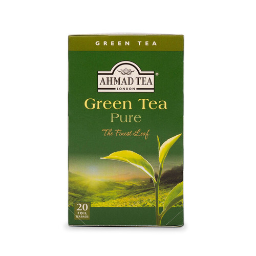 Ahmad of London - Green Tea - Green Pure Tea - 20 Tea Bags x6
