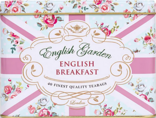 Ahmad of London - Gift Teas - English Garden Caddy - English Breakfast Tea
40 Tea Bags x12