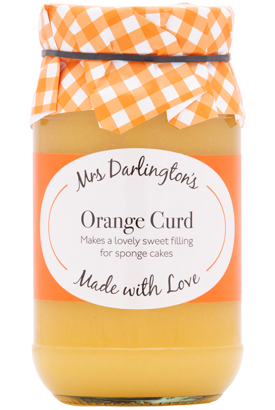 Mrs Darlington's Orange Curd 320g x6
A delicious Orange Curd that is lovely on scones, toast, sponge cakes, or a variety of your favourite dishes
ALLERGENS: Egg