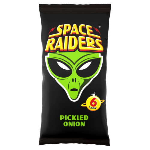 C137 Space Raiders Pickled Onion Crisps 6pk x 18 - 08/09/25xp