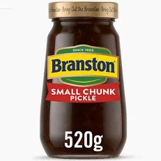 Branston Pickle Small Chunk - 520g 
Branston Pickle Small Chunk is a nice change to Original Branston; and the smaller chunks make it easier for spreading.
ALLERGENS: Barley, Sulphites