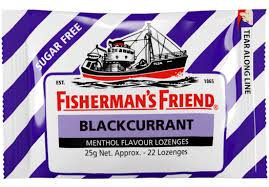 Fisherman's Friend - Sugar Free Blackcurrant Flavour 25g 

Powerfully strong for your sore throat - Perfectly strong for the intense Sugar Free blackcurrant aroma & fresh breath