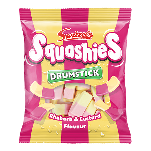 Swizzels Squashies Rhubarb & Custard 140g x12
Try the "Squashies" side of life! Your favourite Swizzels flavours made uniquely soft, foamy, and...Squashy!