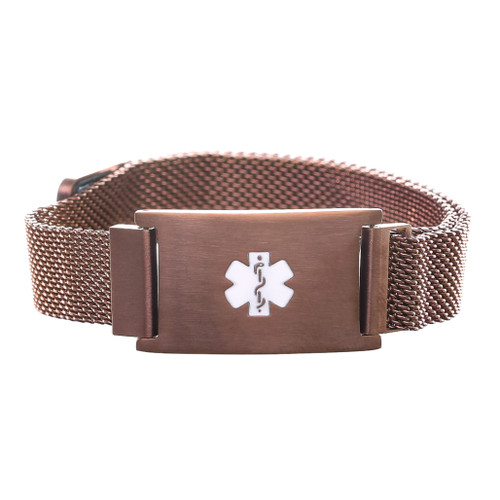 Adjustable Mesh Bracelet Bronze