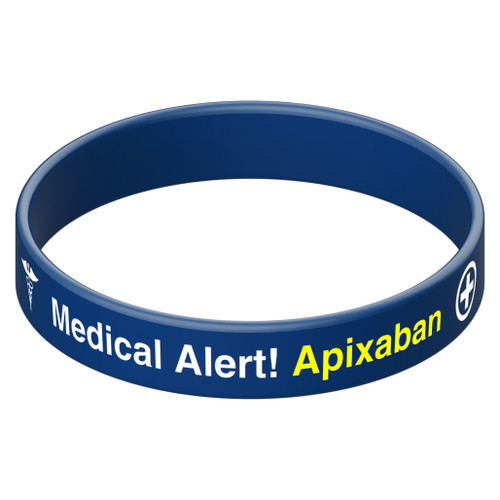 Medical Alert! Apixaban Medicated 1 Blue
