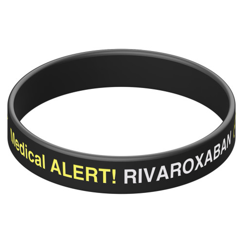 Medical Alert! Rivaroxaban Medicated 1 Black