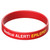 Epilepsy Alert Silicone Band 2 Red