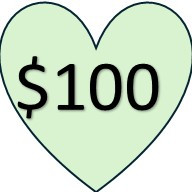 $100 donation