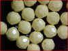 12mm Faceted Bead OPAQUE YELLOW 20/PK