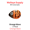 COLORADO spinner blades #4 ORANGE WAVE