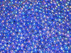 JT Custom Tackle 4mm Pearlized Trans. Cobalt Blue lure Beads 100/PK