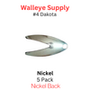 DAKOTA spinner blades #4 NICKLE
