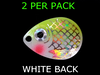 COLORADO blades # 3 BAITFISH PRISM WHITE/CHARTRUESE