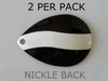 #7 Colorado Spinner Blade Black with White Stripe
