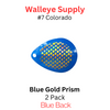 COLORADO spinner blades #7 BLUE GOLD PRISM SCALE