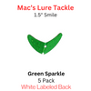 Macks Smile Blade 1.5" GREEN SPARKLE
