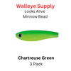 Looks Alive Minnow Beads CHARTREUSE GREEN