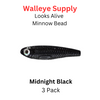 Looks Alive Minnow Beads MIDNIGHT BLACK